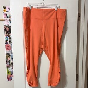 Fabletics Coral Orange Activewear Pants PureLuxe